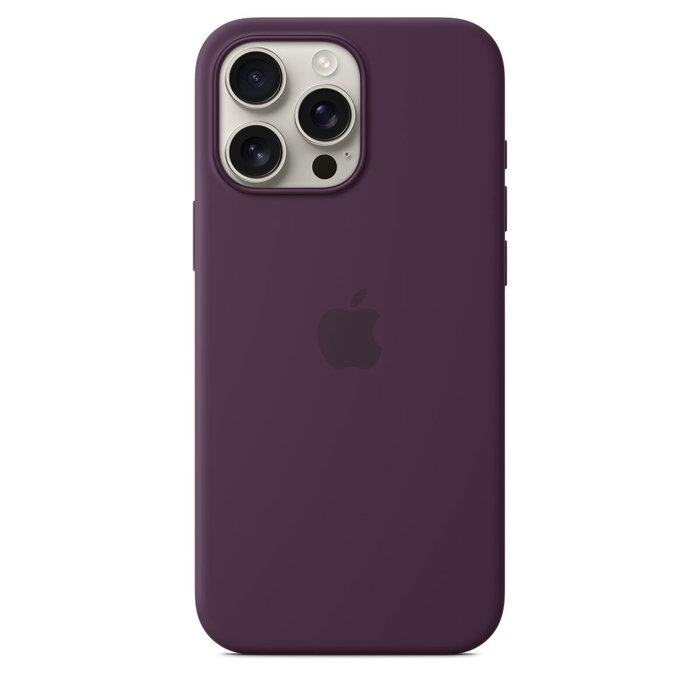 Apple Funda iPhone 16 Pro Max Silicone with MagSafe - Plum