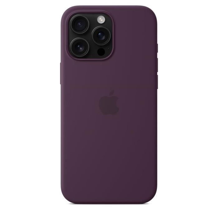 Apple Funda iPhone 16 Pro Max Silicone with MagSafe - Plum