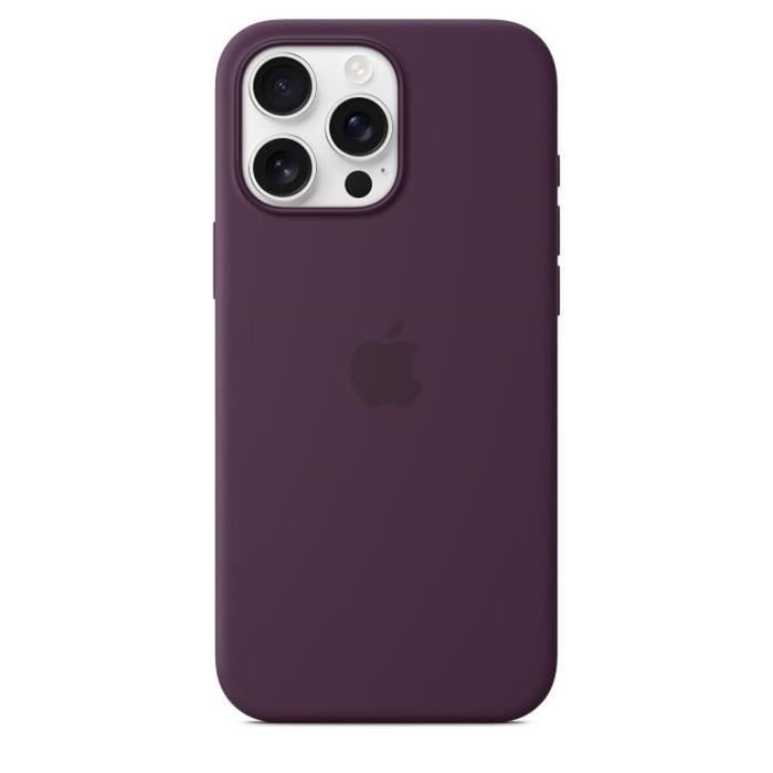 Apple Funda iPhone 16 Pro Max Silicone with MagSafe - Plum