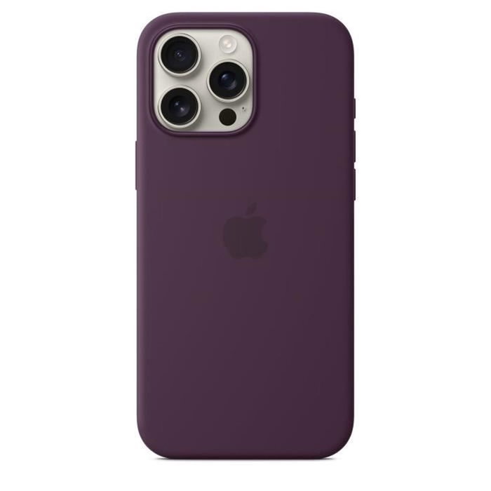 Apple Funda iPhone 16 Pro Max Silicone with MagSafe - Plum