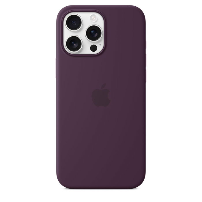 Apple Funda iPhone 16 Pro Max Silicone with MagSafe - Plum