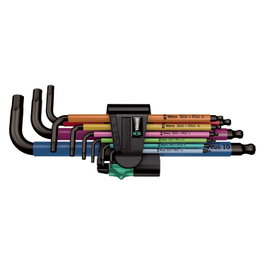 Wera Juego de llaves allen Hex-Plus Blacklaser 9 piezas - Acero inoxidable métrico 1.5-10 mm