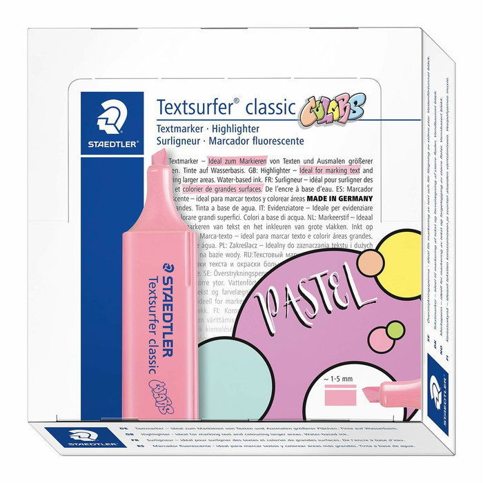 Staedtler Textsurfer Classic Marcadores Fluorescentes Pastel