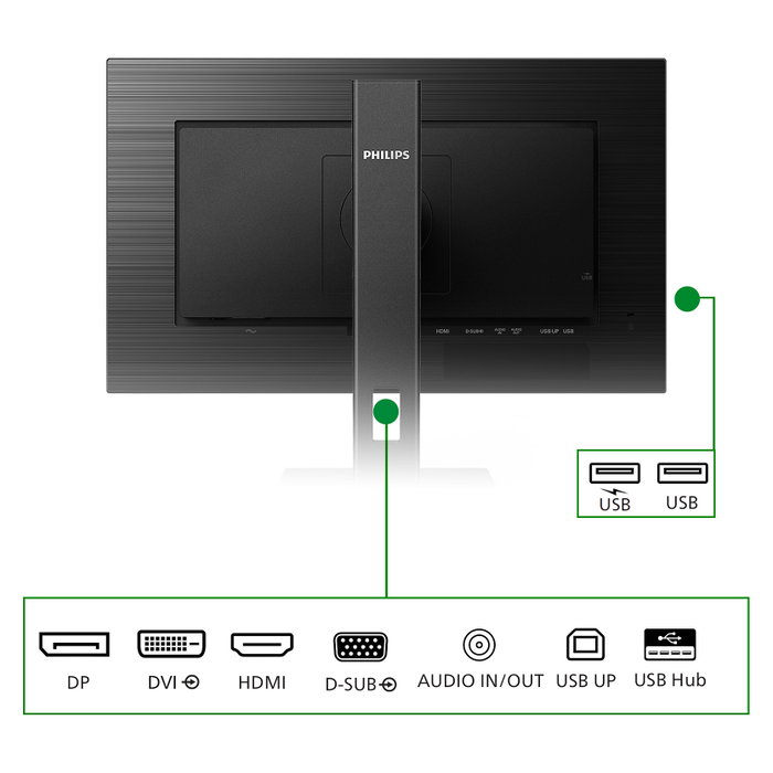 Philips 242B1G/00 Monitor Full HD IPS 23.8 pulgadas Philips 242B1G/00 Monitor Full HD IPS 23.8 pulgadas