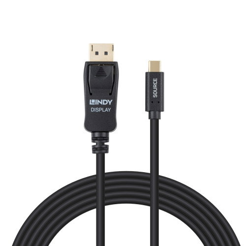 Lindy 43501 Adaptador USB Tipo C a DisplayPort 2 m Negro