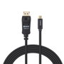 Lindy 43501 Adaptador USB Tipo C a DisplayPort 2 m Negro