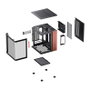 Jonsbo TK-0 Mini-Tower Mini-ITX con Vidrio Templado y Madera - negro