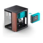 Jonsbo TK-0 Mini-Tower Mini-ITX con Vidrio Templado y Madera - negro