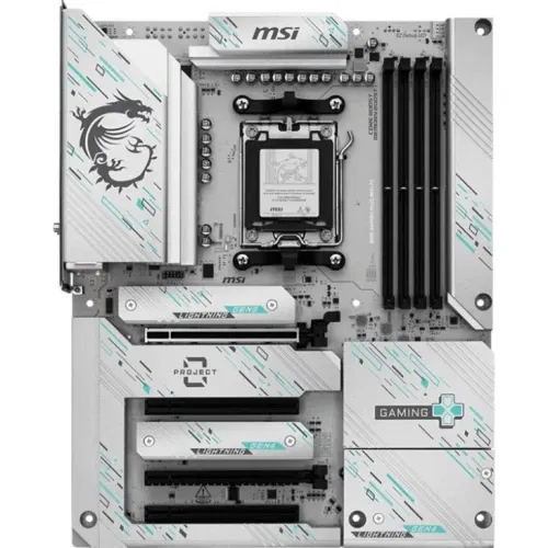 MSI Placa Base B850 GAMING PLUS WiFi PZ, AMD AM5, B850, 4x DDR5 256GB, 1x DP, 4x SATA3, 3x M.2, 5G LAN, WiFi 7, Bluetooth 5.4, 4x USB 3.2, ATX 911-7E75-001