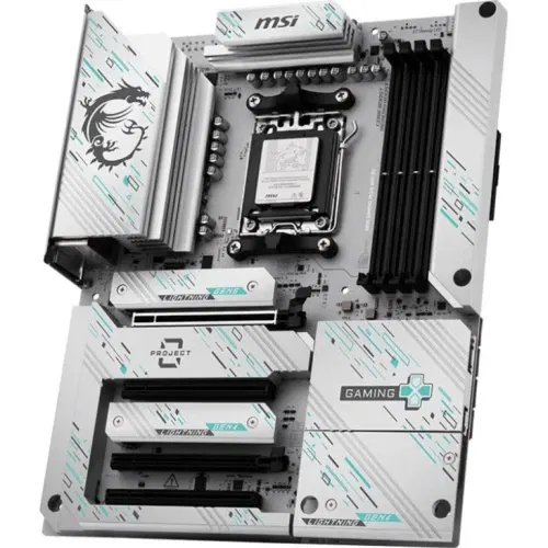 MSI Placa Base B850 GAMING PLUS WiFi PZ, AMD AM5, B850, 4x DDR5 256GB, 1x DP, 4x SATA3, 3x M.2, 5G LAN, WiFi 7, Bluetooth 5.4, 4x USB 3.2, ATX 911-7E75-001
