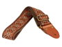 Correa Gaucho Auténtico Deluxe Tradicional para Guitarra 50 mm Hebilla Latón Br/Or