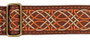 Correa Gaucho Auténtico Deluxe Tradicional para Guitarra 50 mm Hebilla Latón Br/Or