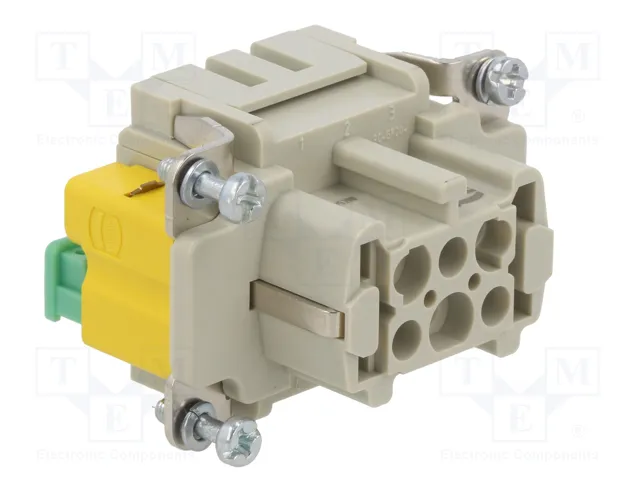 HARTING Han® ES Hembra 6B PE-CC Plantilla de contacto