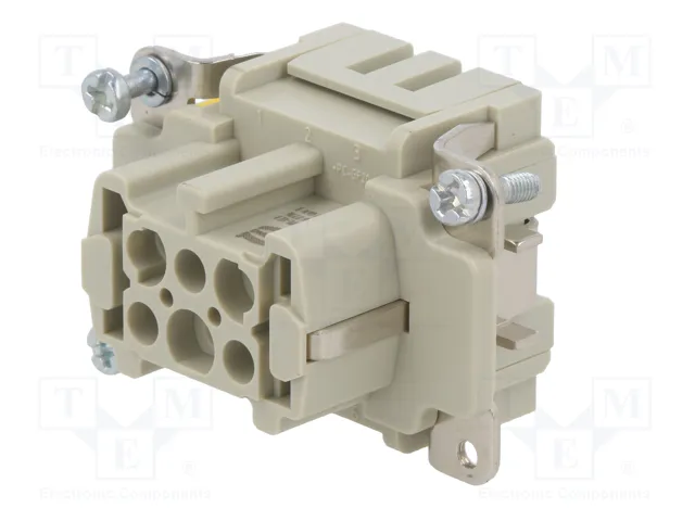 HARTING Han® ES Hembra 6B PE-CC Plantilla de contacto