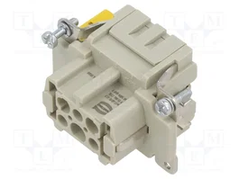 HARTING Han® ES Hembra 6B PE-CC Plantilla de contacto