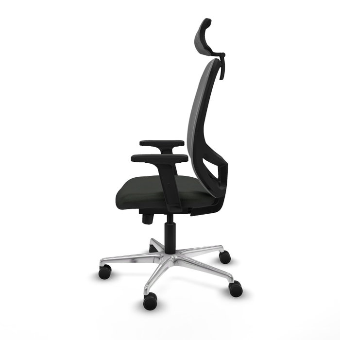 PIQUERAS Y CRESPO Silla de oficina Cilanco con mecanismo Sincro/Traslack, Negro y Gris PIQUERAS Y CRESPO Silla de oficina Cilanco con mecanismo Sincro/Traslack, Negro y Gris