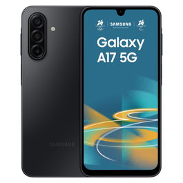 Samsung Galaxy A17 5G Negro, 6.7" Super AMOLED 90Hz, 128 GB, 4 GB RAM, 50 MP, Batería 5000 mAh, Android 15, Dual SIM