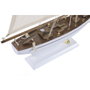 DKD Home Decor Barco de Madera Blanco 39x6,5x41 cm