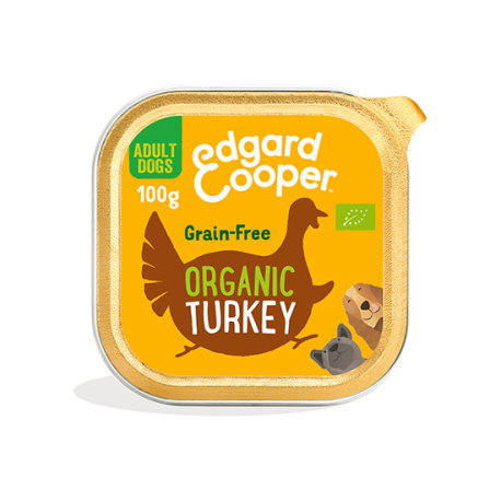 Edgard Cooper EC Canine Adult Bio Organic Pavo 17x100g Edgard Cooper EC Canine Adult Bio Organic Pavo 17x100g