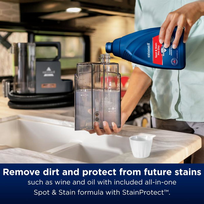 Bissell SpotClean 3681N Aspirador a Batería sin Cable para Manchas, Color Negro Schwarz