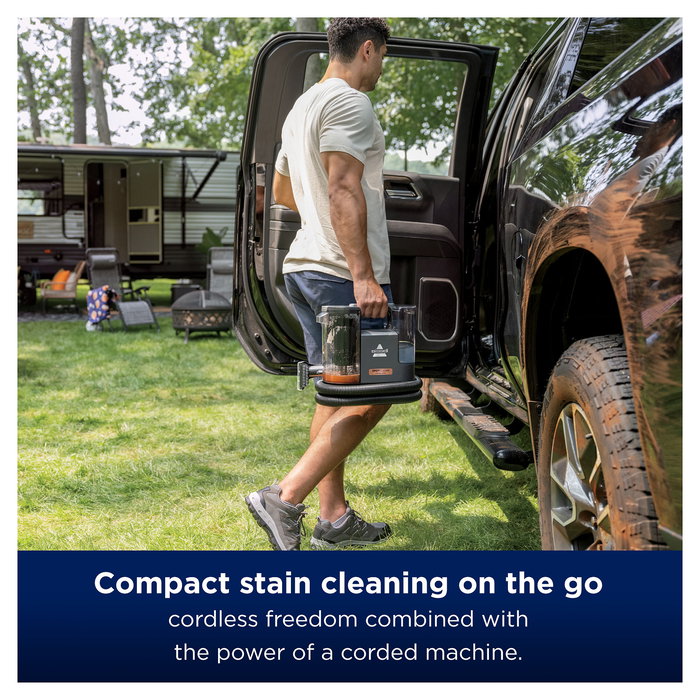 Bissell SpotClean Cordless 3681N Limpiador de tapicería a mano portátil sin cable, 25 m2/h, 0.9L, negro