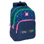 Safta Mochila Benetton Damero 20L Adaptable a Carro