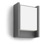 Philips Aplique LED Arbour 6W 600lm 4000K Aluminio Antracita IP44 Pared