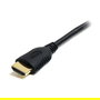 StarTech Cable HDMI de Alta Velocidad con Ethernet 0.5m, HDMI a HDMI Mini (M/M) para Transmision de Video y Audio