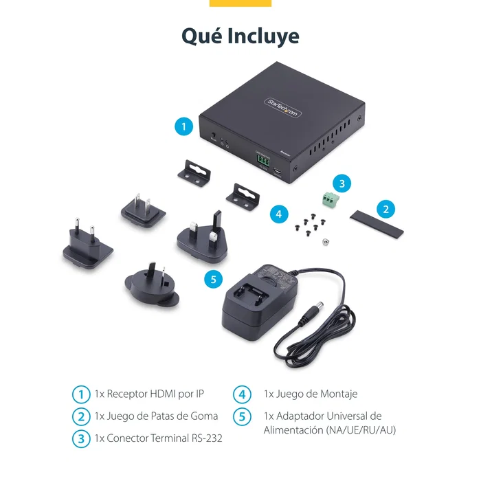 StarTech Receptor HDMI AVoIP IH2006-HDMI-RX 4K 60Hz StarTech Receptor HDMI AVoIP IH2006-HDMI-RX 4K 60Hz