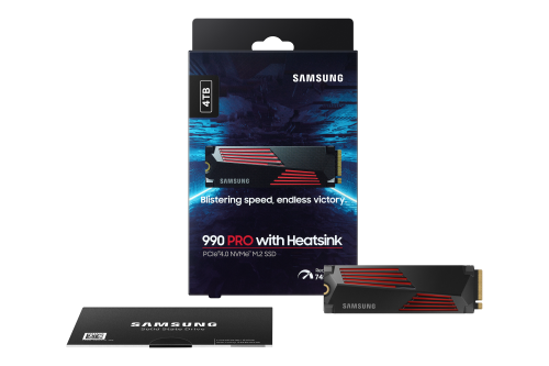 Samsung 990 PRO Heatsink 4 TB M.2 NVMe