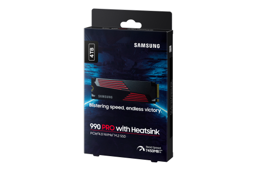 Samsung 990 PRO Heatsink 4 TB M.2 NVMe