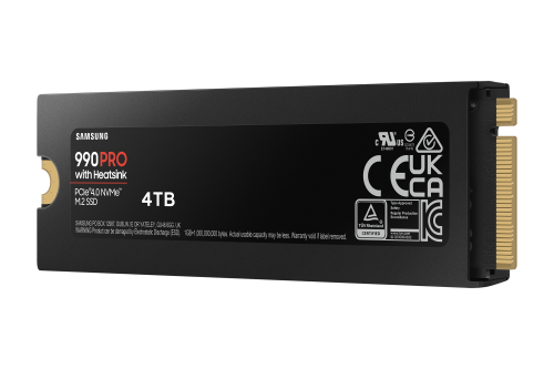 Samsung 990 PRO Heatsink 4 TB M.2 NVMe