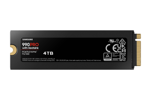 Samsung 990 PRO Heatsink 4 TB M.2 NVMe