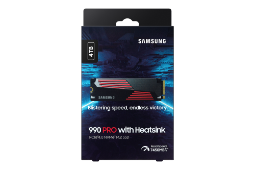 Samsung 990 PRO Heatsink 4 TB M.2 NVMe