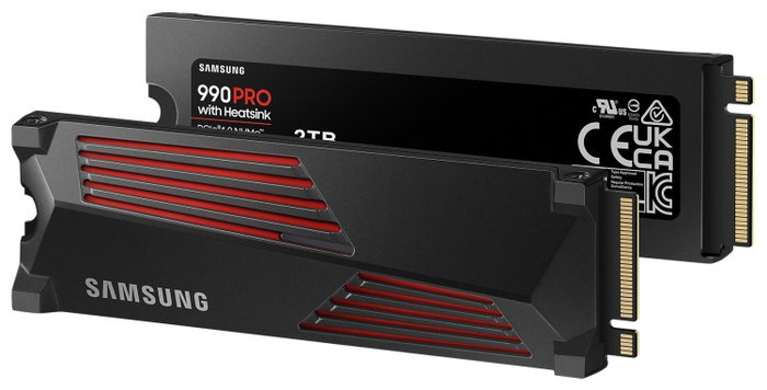 Samsung 990 PRO Heatsink 4 TB M.2 NVMe