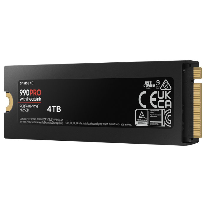 SAMSUNG 990 PRO Heatsink 4TB M.2 NVMe SAMSUNG 990 PRO Heatsink 4TB M.2 NVMe