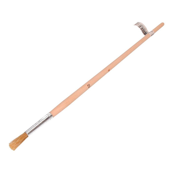 Edm Pincel Redondo Cabo Lata N°12 8,5 mm Cerdas Naturales Uso Eventual Bricolaje Acabado Uniforme Óptima Nivelación Edm Pincel Redondo Cabo Lata N°12 8,5 mm Cerdas Naturales Uso Eventual Bricolaje Acabado Uniforme Óptima Nivelación