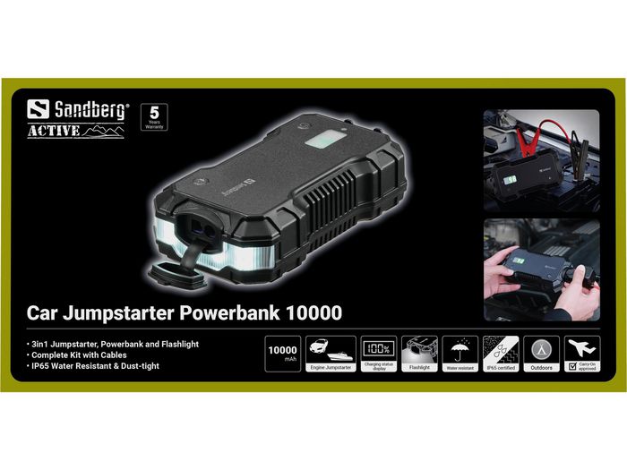 SANDBERG 420-98 Car Jumpstarter Arrancador de Coche