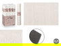 Giftdecor Alfombra Soft Crema 60 x 90 cm (Set de 12)