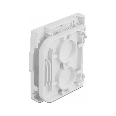 DeLOCK 86844 Caja de conexión de fibra óptica para montaje en pared, Blanco
