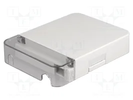DeLOCK Caja de conexión de fibra óptica para montaje en pared, 1 x SC Simplex o LC Duplex, Blanco