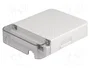 DeLOCK Caja de conexión de fibra óptica para montaje en pared, 1 x SC Simplex o LC Duplex, Blanco