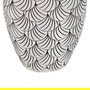 Jarrón Negro-Blanco Poliresina 23,50 X 13,50 X 60 cm