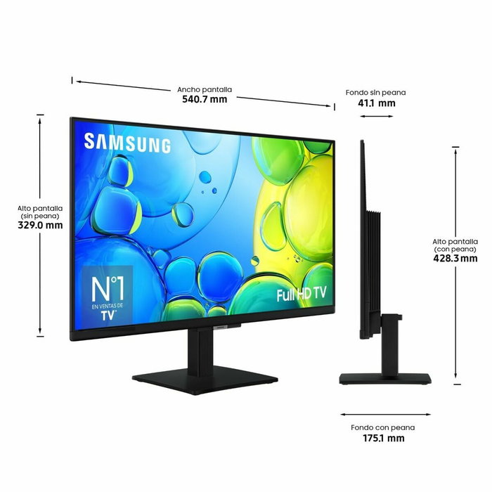 Smart TV Samsung TU24F6005FKXXC 24" Full HD LED HDR HDR10+