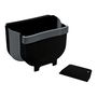 Wenko Cubo de Basura para Puerta de Armario Plegable 5 L Negro