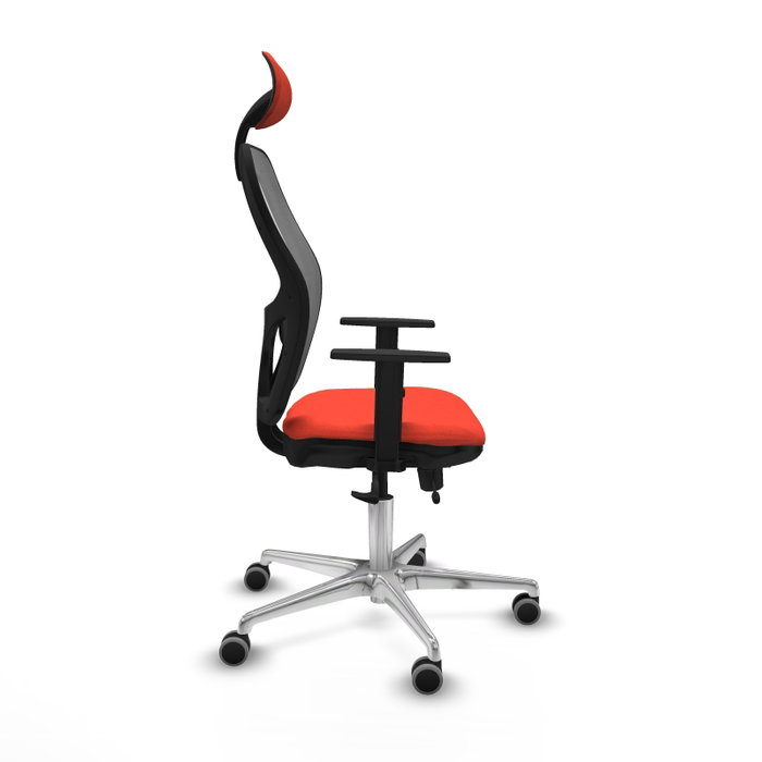 PIQUERAS Y CRESPO Silla de oficina Jorquera Naranja oscuro y Gris PIQUERAS Y CRESPO Silla de oficina Jorquera Naranja oscuro y Gris
