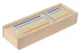 DKD Home Decor Juego de Mesa Mikado Set de 42 Piezas de Madera
