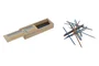 DKD Home Decor Juego de Mesa Mikado Set de 42 Piezas de Madera