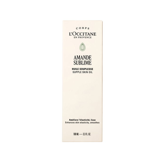 L'Occitane En Provence Amande Sublime Aceite Corporal de Almendra para Estrias y Piel Seca, 100 ml