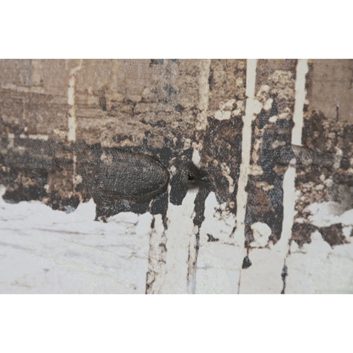DKD Home Decor Cuadro Lienzo Técnica Mixta con Marco de Madera 123x4x183 DKD Home Decor Cuadro Lienzo Técnica Mixta con Marco de Madera 123x4x183